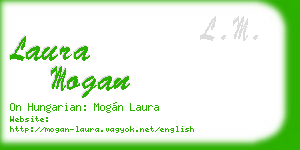 laura mogan business card