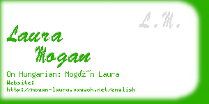 laura mogan business card